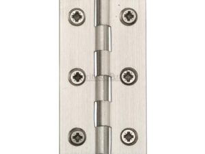 Brass Butt Hinges - 3" x 1.5/8", Satin Nickel