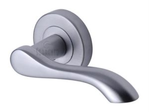 Aurora Lever on Round Rose