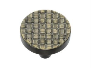 Round Weave Cabinet Knob