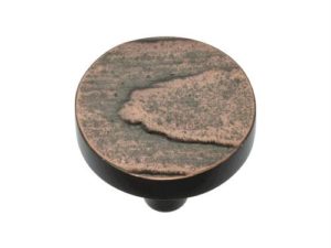 Round Pine Cabinet Knob