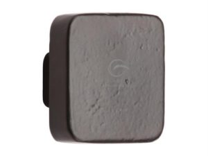 Black Iron Square Cabinet Knob