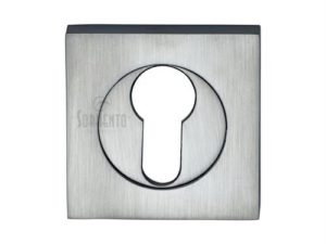 Sorrento Euro Profile Cylinder Escutcheon Square