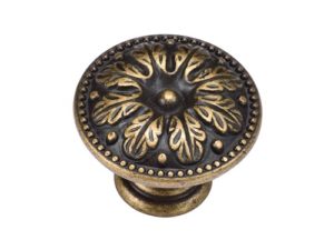 Floral Round Knob