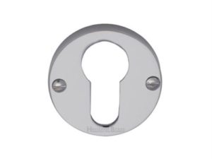 Euro Profile Face Fixed Cylinder Escutcheon Round