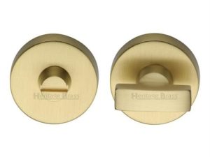 Round Plain Bathroom Turn & Release
