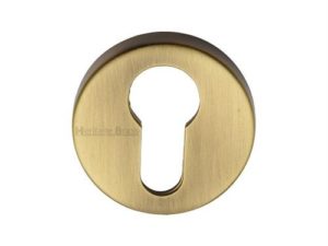 Euro Profile Concealed Fix Cylinder Escutcheon Round