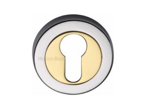 Euro Profile Concealed Fix Lined Cylinder Escutcheon Round