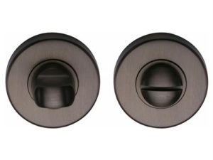 Round Plain Bathroom Flat Turn & Release