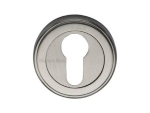 Euro Profile Stepped Cylinder Escutcheon Round