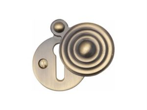 Standard Covered Key Escutcheon Reeded
