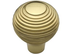 Reeded Cabinet Knob