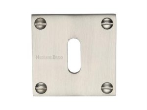 Standard Key Flat Escutcheon Square