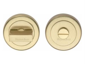 Round Flat Bathroom Turn & Release